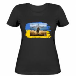 Женская футболка Русский военный корабль! Украина - PrintSalon