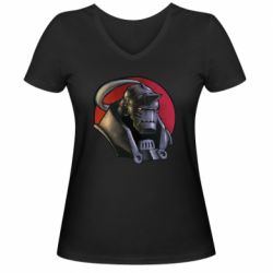 Женская футболка с V-образным вырезом Alphonse Elric - PrintSalon