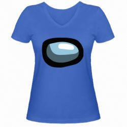 Жіноча футболка з V-подібним вирізом Among Us Visor - PrintSalon