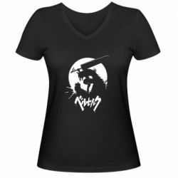 Жіноча футболка з V-подібним вирізом Berserk Eclipse