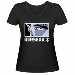 Женская футболка с V-образным вырезом Berserk Guts - PrintSalon