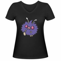 Жіноча футболка з V-подібним вирізом Cute Venonat - PrintSalon