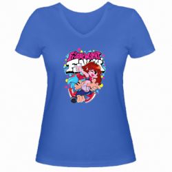 Жіноча футболка з V-подібним вирізом FNF Heroes - PrintSalon