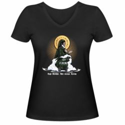 Жіноча футболка з V-подібним вирізом H  I  M  A  R  S - PrintSalon