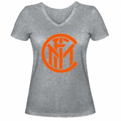 Жіноча футболка з V-подібним вирізом Inter FC
