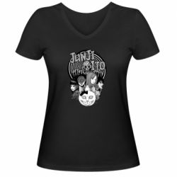 Жіноча футболка з V-подібним вирізом Junji Ito - PrintSalon