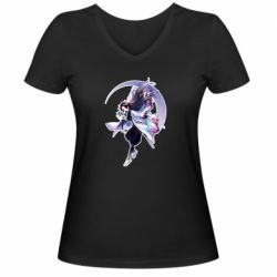 Женская футболка с V-образным вырезом Канаэ Кочо - PrintSalon