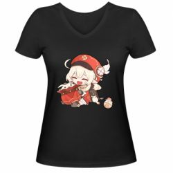 Женская футболка с V-образным вырезом Little Klee - PrintSalon