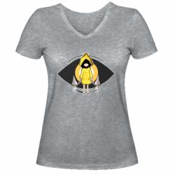 Жіноча футболка з V-подібним вирізом Little Nightmares-2 - PrintSalon