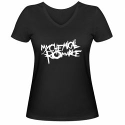 Жіноча футболка з V-подібним вирізом My Chemical Romance