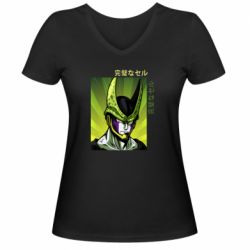Женская футболка с V-образным вырезом Perfect Cell - PrintSalon