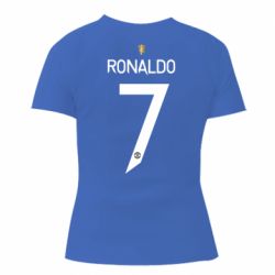 Женская футболка с V-образным вырезом Ronaldo Manchester United