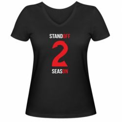 Женская футболка с V-образным вырезом Standoff 2 Season 2 - PrintSalon