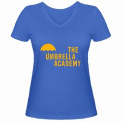 Жіноча футболка з V-подібним вирізом The Umbrella Academy Logo - PrintSalon