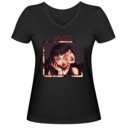 Жіноча футболка з V-подібним вирізом Tomie as your muse - PrintSalon