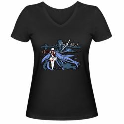 Женская футболка с V-образным вырезом Убийца Акаме  Арт - PrintSalon