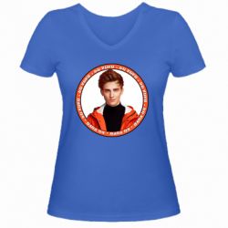 Женская футболка с V-образным вырезом Vlad A4 - PrintSalon