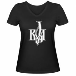 Жіноча футболка з V-подібним вирізом Воля - PrintSalon