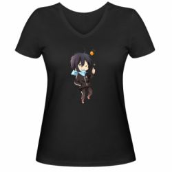Женская футболка с V-образным вырезом Ято - PrintSalon