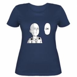 Женская футболка Saitama ok - PrintSalon