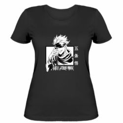 Женская футболка Satoru Gojo-PrintSalon Женская футболка Satoru Gojo