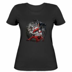 Жіноча футболка Сімбіоти і людина павук - PrintSalon