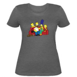 Женская футболка Simpsons At Home - PrintSalon