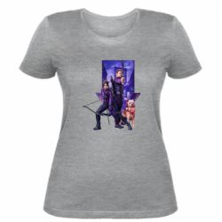 Женская футболка Соколиный глаз и Кейт Бишоп - PrintSalon