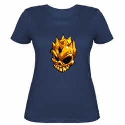 Женская футболка Standoff - Gold Skull - PrintSalon