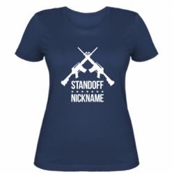Женская футболка Standoff Nickname - PrintSalon