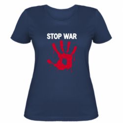 Женская футболка Stop War - PrintSalon