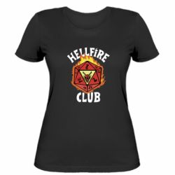 Женская футболка Stranger Things: Hellfire club - PrintSalon