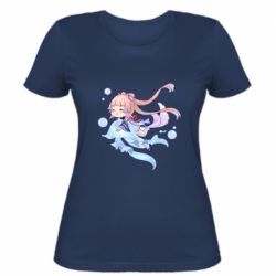 Жіноча футболка Swimming Kokomi - PrintSalon