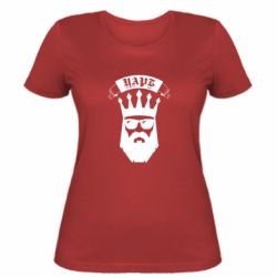 Женская футболка The Bearded Tsar - PrintSalon