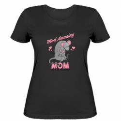 Женская футболка The Most amazing mom in the world - PrintSalon