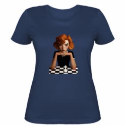 Женская футболка The Queen's Gambit art - PrintSalon