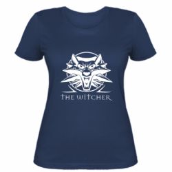 Женская футболка The witcher wolf - PrintSalon