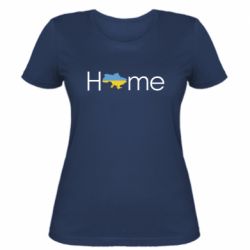 Жіноча футболка Україно будинок!