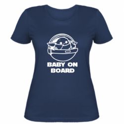 Женская футболка Вaby on board - PrintSalon