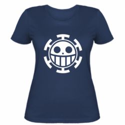 Женская футболка Ван Пис флаг Трафальгара - PrintSalon