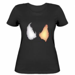 Жіноча футболка Venom Carnage Eyes - PrintSalon