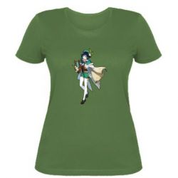 Женская футболка Venti Genshin Impact