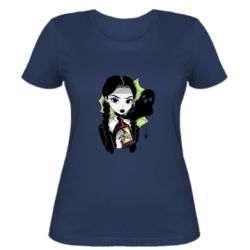 Жіноча футболка Венздей з отрутою - PrintSalon