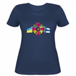 Жіноча футболка ВМС ЗС України - PrintSalon