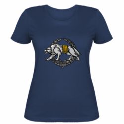 Женская футболка Волк УССО - PrintSalon