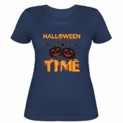 Женская футболка Время Хэллоуина - PrintSalon