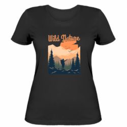Женская футболка Wild nature - PrintSalon