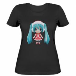 Женская футболка Winter Hatsune Miku