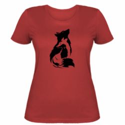 Женская футболка Wolf And Fox - PrintSalon