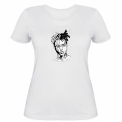 Женская футболка XXXTentacion Monochrome Art - PrintSalon
